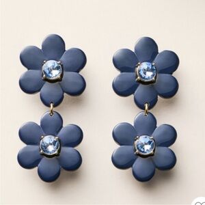 Kate Spade x Target Floral Linear Earrings - Blue